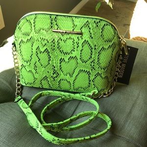 Steve Madden BMaggie Python Crossbody/New